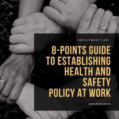 8-Points Guide To Establishing Health and Safety Policy at Work